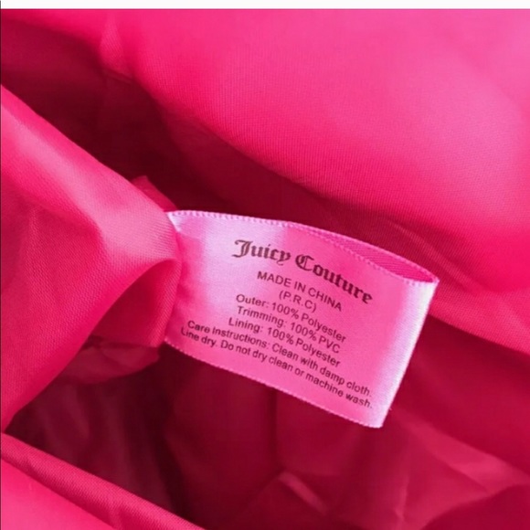 JUICY COUTURE PINK BACKPACK/TOTE BAG main image 5